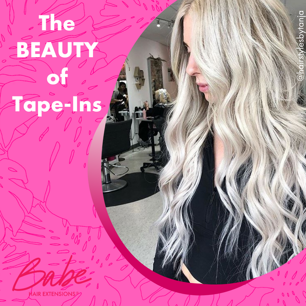 Tape in hair extensions babe best sale