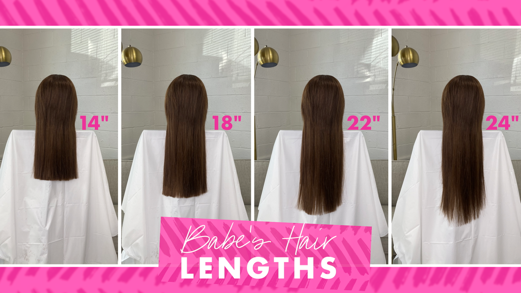 What Hair Extensions Length Do You Need? Length Chart