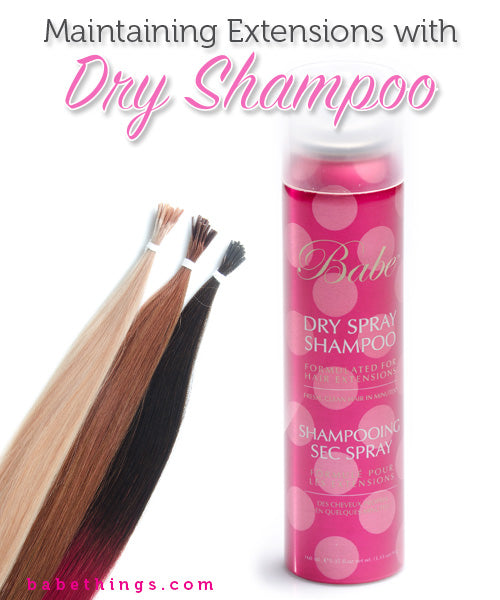 Maintaining Your Hair Extensions with Dry Shampoo