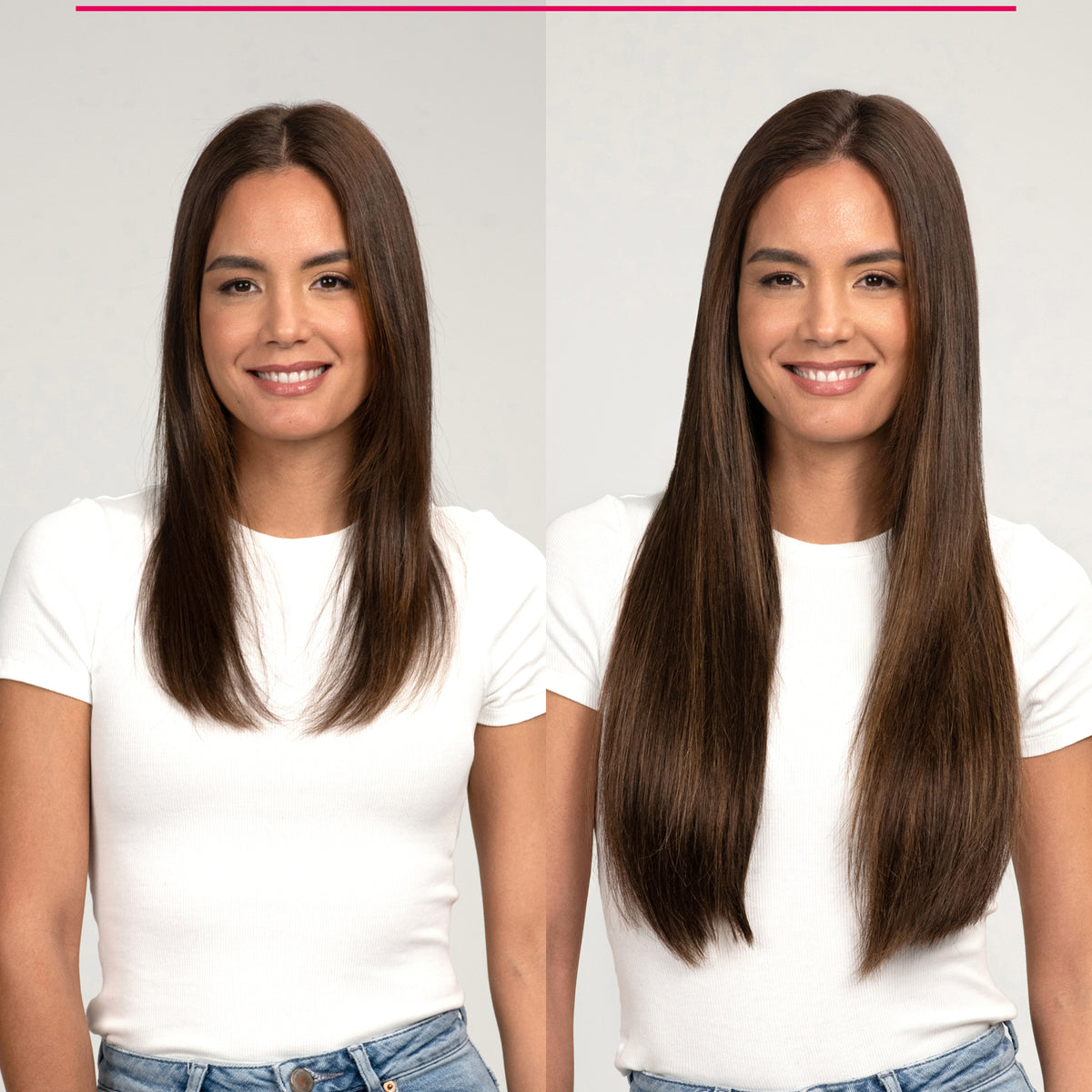 Hand Tied Weft Extensions Straight, #2 Sally Babe Hair Extensions