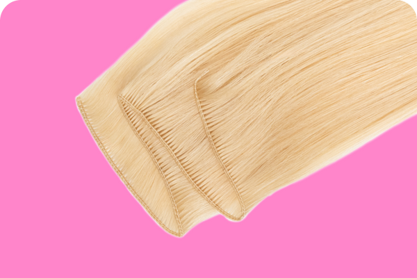 hand tied weft