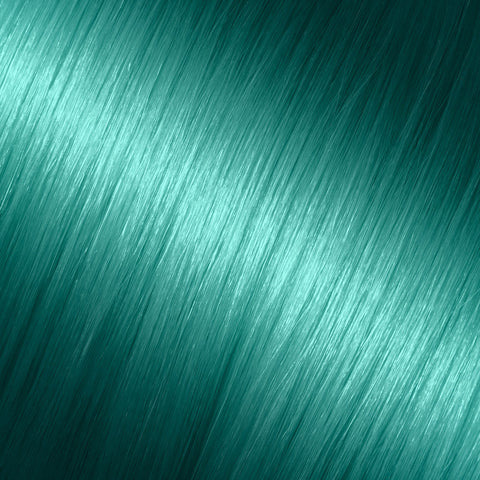 Fusion Extensions | Straight, Teal Peggy