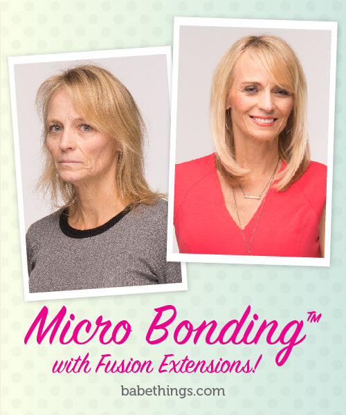 Micro Bonding with Fusion Extensions - Amazing Before & Afters! | Hair ...