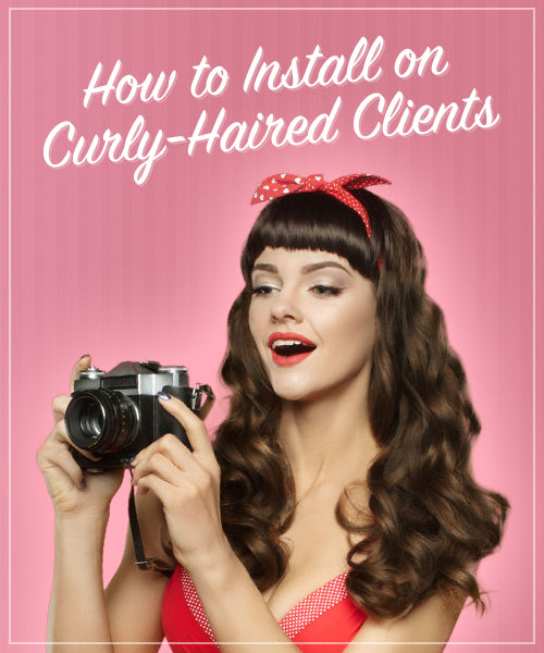 How To Install On Curly Haired Clients Hair Extensions Gossip Babe