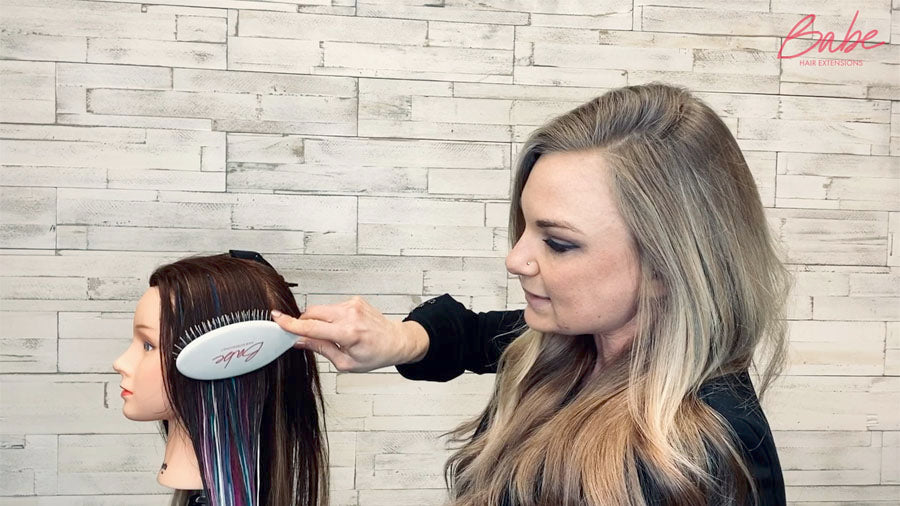 Tips on how to brush your hair extensions