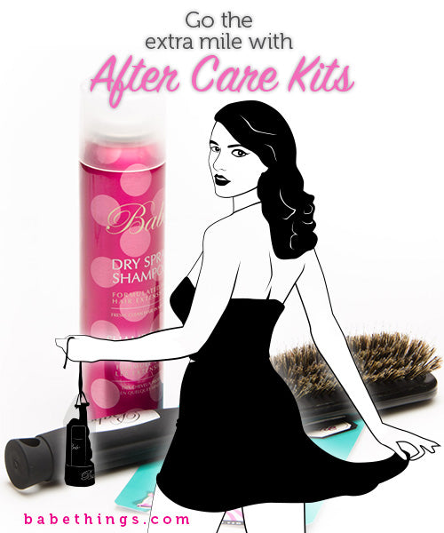 Mini Maintenance Kit for Hair Extensions After Care