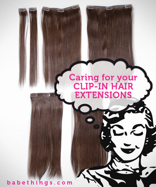 Caring for your Clip-In Extensions