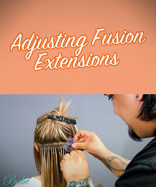 Adjusting Fusion Extensions | Hair Extensions Gossip - Babe Hair Extensions