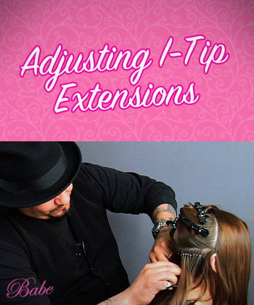 Adjusting I-Tip Hair Extensions  Beaded hair extensions, I tip hair  extensions, Babe hair extensions