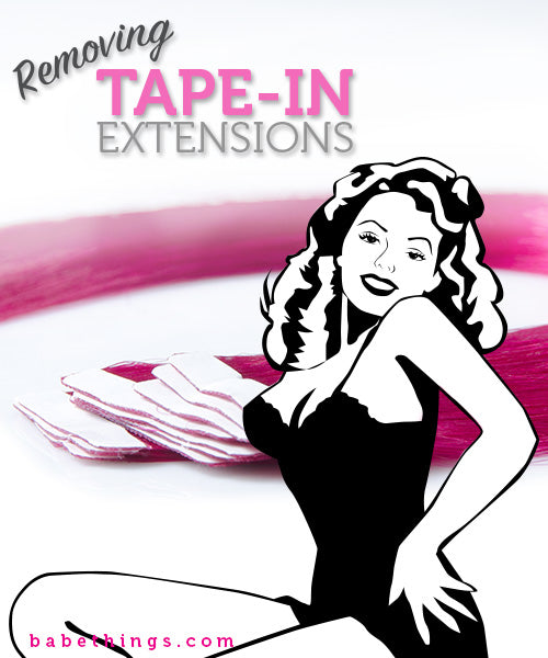Removing Tape-In Extensions