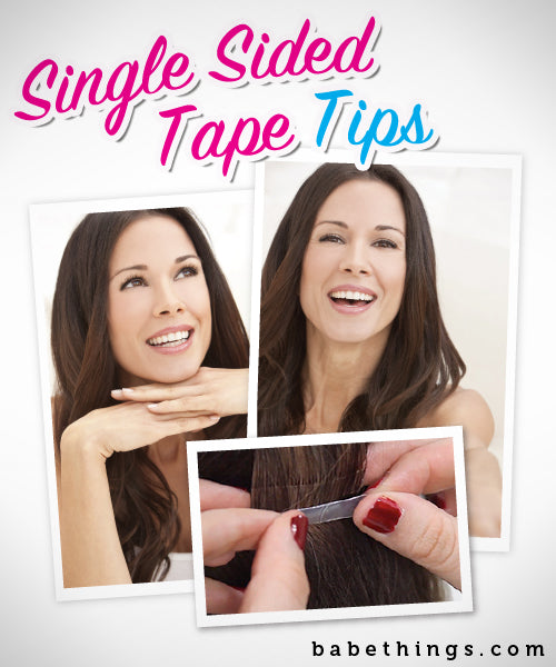 Single Sided Tape Hair Extension Tips