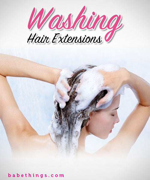 How to Wash Hair Extensions