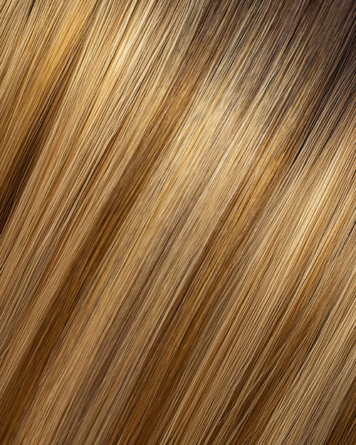 A swatch of crystal hair extension.