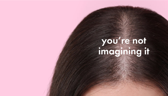 <p>hair loss, it's time we talked about it</p>