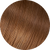 A round swatch of an ellipse hair extension is displayed on a square fitted white background.