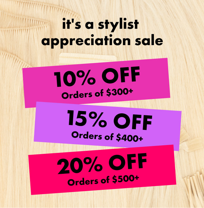 <p>Here’s to the Hustle Behind the Hair</p>