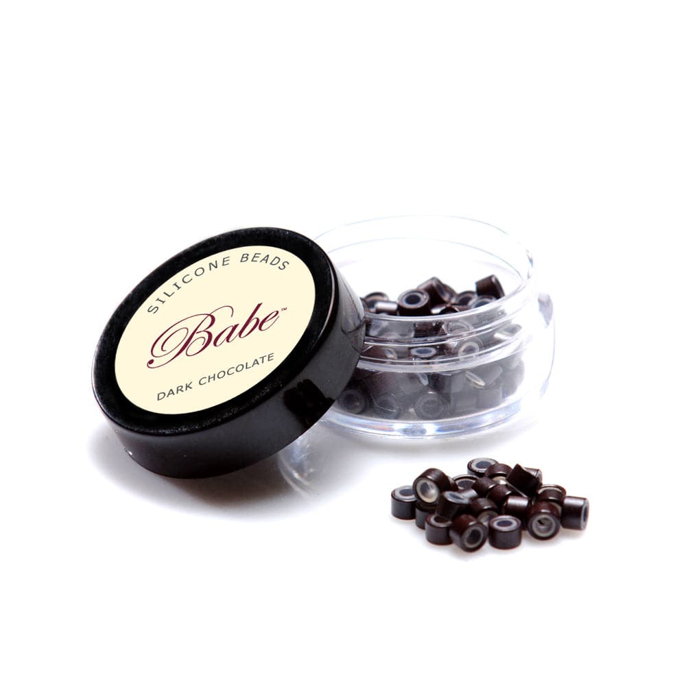 Silicone Beads - Dark Chocolate